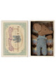 Sleepy wakey baby mouse in matchbox - blue