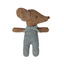 Sleepy wakey baby mouse in matchbox - blue - Maileg