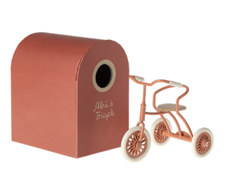 Abri à tricycle, Mouse - coral - Maileg