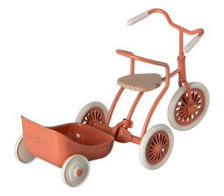 Tricycle hanger, Mouse - coral - Maileg