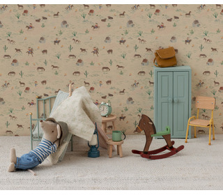 Rocking horse, mouse - dark brown - Maileg