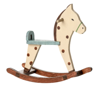 Rocking horse, mouse - spotted - Maileg