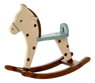 Rocking horse, mouse - spotted - Maileg