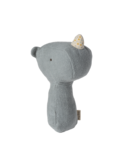 Lullaby friends, Rhino rattle - dusty blue