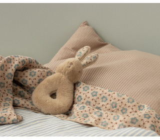 Rabbit rattle set - cream peach - Maileg