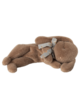 Sleepy bunny plush, small - soft brown
