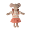 Tricycle mouse, big sister - coral - Maileg