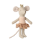 Princess mouse, little sister in matchbox - coral - Maileg