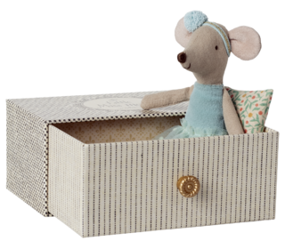 Dance mouse in daybed, little sister - Maileg