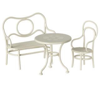 Café set mouse, small - off white - Maileg