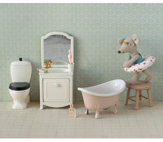 Bathtub, mouse - rose - Maileg Bathtub, mouse - rose - Maileg