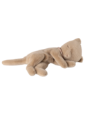 Sleeping kitten plush, small - cream peach