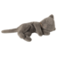 Sleeping kitten plush, small - grey - Maileg