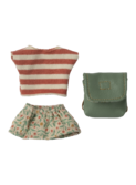 Clothes and bag, big sister mouse - green