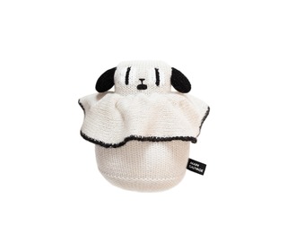 Rolly Poly Puppy, black/white - Main Sauvage