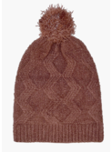 Bonnet en tricot Barry - caramel chiné