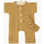 Combinaison Lili et son headband en gaze de coton - camel - Minikane