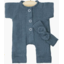 Combinaison Lili et son headband en gaze de coton - bleu outre-mer - Minikane