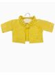 Cardigan Claudia en molleton - moutarde