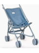 Poussette poupée - Jean bleu clair sur chassis bleu intégral