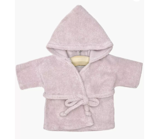 Babies - peignoir en molleton éponge - pétale - Minikane