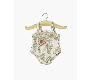 Les P’tits Basiques – Body à bretelles en jersey lili-rose et sa dentelle - Minikane