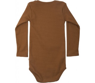 Nebel rib L/S body amber - Minimalisma