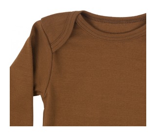 Nebel rib L/S body amber - Minimalisma