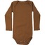 Nebel rib L/S body amber - Minimalisma