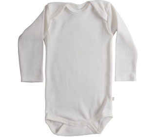 Nebel rib L/S body white - Minimalisma