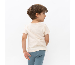 Lin t-shirt - milk - Minimalisma