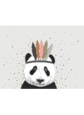 poster Panda triangle│Minimel