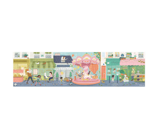 10 rue des Lilas puzzle Les Parisiennes - Moulin Roty