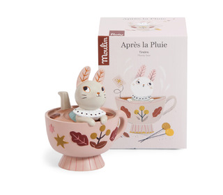 Brume the rabbit money box Après la pluie - Moulin Roty