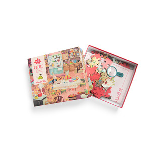Puzzle A la maison - La grande famille - Moulin Roty Puzzle A la maison - La grande famille - Moulin Roty