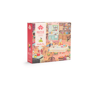 Puzzle A la maison - La grande famille - Moulin Roty Puzzle A la maison - La grande famille - Moulin Roty