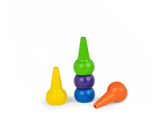 5 crayons de cire - Les Popipop - Moulin Roty