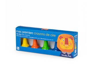5 crayons de cire - Les Popipop - Moulin Roty