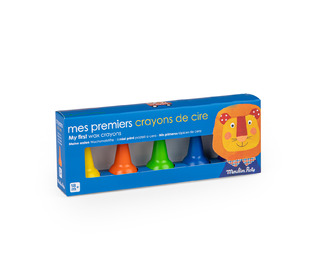 5 crayons de cire - Les Popipop - Moulin Roty