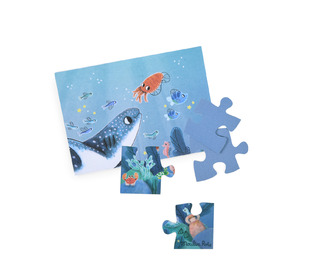 Puzzle phosphorescent Sous la mer - Les aventures de Paulie - Moulin Roty