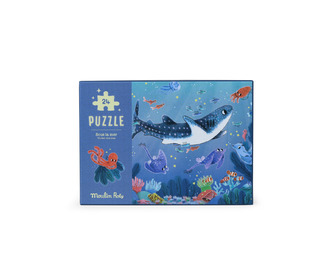 Puzzle phosphorescent Sous la mer - Les aventures de Paulie - Moulin Roty