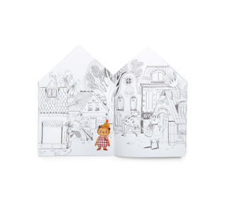 Cahier stickers la maison - Les Minouchkas - Moulin Roty