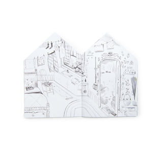 Cahier stickers la maison - Les Minouchkas - Moulin Roty