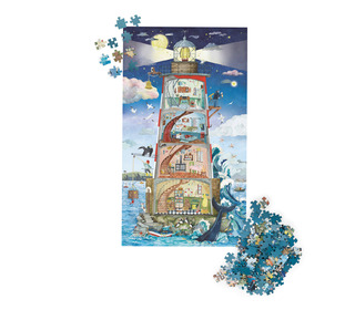 Puzzle Phare - Le jardin du moulin - Moulin Roty
