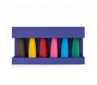 6 craies de cire - Aujourd'hui c'est mercredi - Moulin Roty