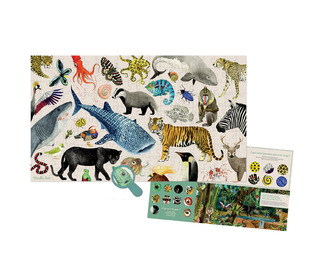 Puzzle animaux du monde - Moulin Roty