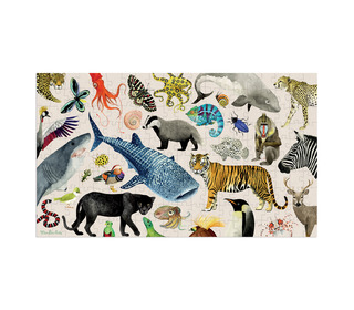 Puzzle animaux du monde - Moulin Roty