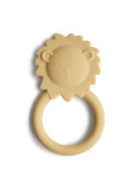 Teether lion - soft yellow