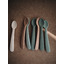 Silicone feeding spoons 2 pack - cambridge blue/shifting sand - Mushie