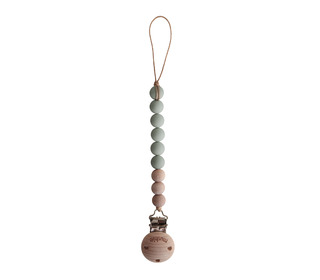 Speenketting Cleo - sage/wood - Mushie